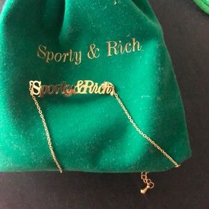 Sporty&Rich anklet